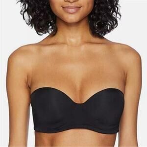 Natori Intimates Women's Underneath Underwire Strapless Bra Black Size 36B